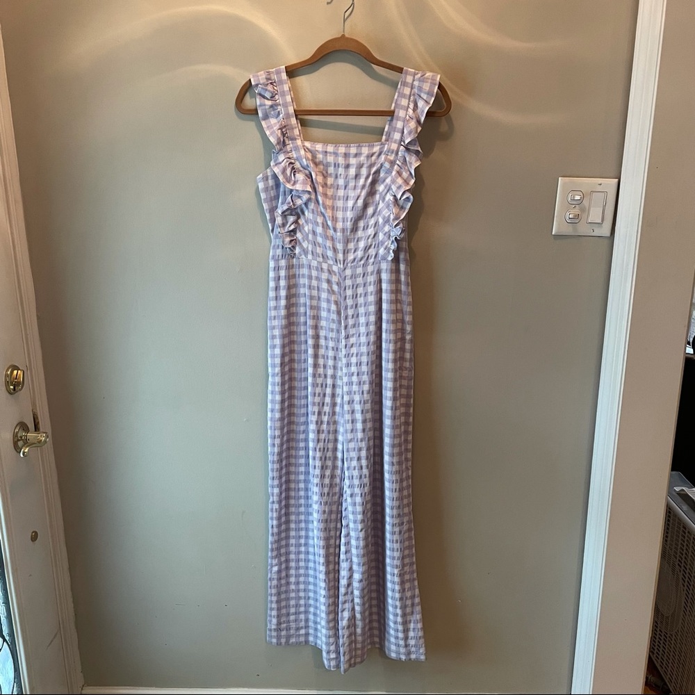 Urban Outfitters lavender gingham jumper size M